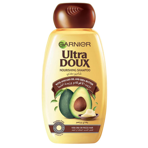GETIT.QA- Qatar’s Best Online Shopping Website offers GARNIER ULTRA DOUX AVOCADO AND SHEA BUTTER NOURISHING SHAMPOO 400 ML at the lowest price in Qatar. Free Shipping & COD Available!