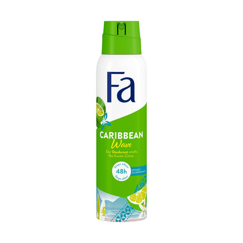 GETIT.QA- Qatar’s Best Online Shopping Website offers FA CARIBBEAN WAVE DEODORANT SPRAY 200 ML at the lowest price in Qatar. Free Shipping & COD Available!