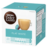 GETIT.QA- Qatar’s Best Online Shopping Website offers NESCAFE DOLCE GUSTO FLAT WHITE COFFEE CAPSULES 16 PCS at the lowest price in Qatar. Free Shipping & COD Available!