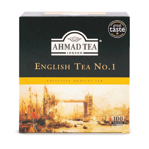 GETIT.QA- Qatar’s Best Online Shopping Website offers AHMAD LONDON ENGLISH NO. 1 TEA BAG 100 PCS at the lowest price in Qatar. Free Shipping & COD Available!