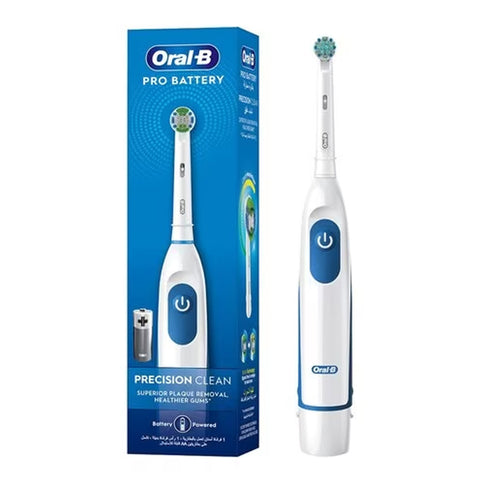 GETIT.QA- Qatar’s Best Online Shopping Website offers ORAL-B PRO BATTERY PRECISION CLEAN ELECTRIC TOOTHBRUSH, WHITE, DB5.010.1 at the lowest price in Qatar. Free Shipping & COD Available!