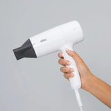 GETIT.QA- Qatar’s Best Online Shopping Website offers BRAUN HAIR DRYER, 2100W, WHITE, HD210SDE at the lowest price in Qatar. Free Shipping & COD Available!