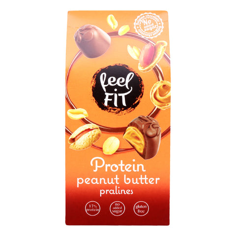 GETIT.QA- Qatar’s Best Online Shopping Website offers FEEL FIT PROTEIN PEANUT BUTTER WITH PRALINES 66 G
 at the lowest price in Qatar. Free Shipping & COD Available!