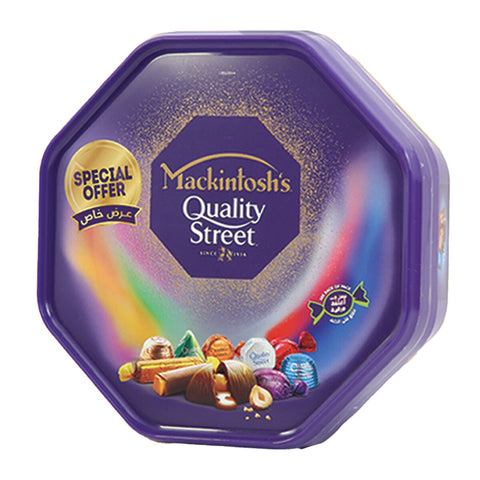 GETIT.QA- Qatar’s Best Online Shopping Website offers MACKINTOSH'S QUALITY STREET TUB CHOCOLATE VALUE PACK 500 G at the lowest price in Qatar. Free Shipping & COD Available!