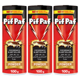 GETIT.QA- Qatar’s Best Online Shopping Website offers PIF PAF CRAWLING INSECT KILLER POWDER 3 X 100 G at the lowest price in Qatar. Free Shipping & COD Available!