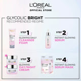 GETIT.QA- Qatar’s Best Online Shopping Website offers L'OREAL PARIS GLYCOLIC BRIGHT GLOWING DAY CREAM SPF17 50 ML at the lowest price in Qatar. Free Shipping & COD Available!