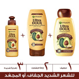 GETIT.QA- Qatar’s Best Online Shopping Website offers GARNIER ULTRA DOUX AVOCADO OIL AND SHEA BUTTER NOURISHING CONDITIONER 400 ML at the lowest price in Qatar. Free Shipping & COD Available!