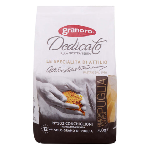 GETIT.QA- Qatar’s Best Online Shopping Website offers GRANORO CONCHIGLIONI 500G at the lowest price in Qatar. Free Shipping & COD Available!