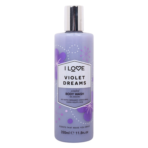 GETIT.QA- Qatar’s Best Online Shopping Website offers I LOVE VIOLET DREAMS BODYWASH 350 ML at the lowest price in Qatar. Free Shipping & COD Available!