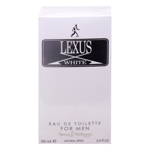 GETIT.QA- Qatar’s Best Online Shopping Website offers LEXUS WHITE EDT FOR MEN 100 ML at the lowest price in Qatar. Free Shipping & COD Available!