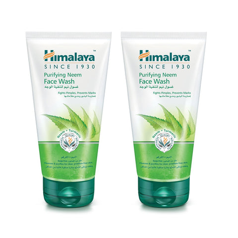 GETIT.QA- Qatar’s Best Online Shopping Website offers HIMALAYA PURIFYING NEEM FACE WASH NEEM & TURMERIC VALUE PACK 2 X 150 ML at the lowest price in Qatar. Free Shipping & COD Available!