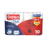 GETIT.QA- Qatar’s Best Online Shopping Website offers SANITA CLUB HOUSEHOLD KITCHEN TOWELS 8 + 2 ROLLS at the lowest price in Qatar. Free Shipping & COD Available!