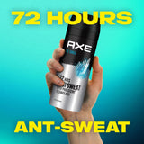 GETIT.QA- Qatar’s Best Online Shopping Website offers AXE MEN ANTIPERSPIRANT DEODORANT SPRAY ICE CHILL 72 HOURS ANTI-SWEAT 150 ML at the lowest price in Qatar. Free Shipping & COD Available!