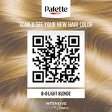 GETIT.QA- Qatar’s Best Online Shopping Website offers PALETTE INTENSIVE COLOR CREME 8-0 LIGHT BLONDE 1 PKT at the lowest price in Qatar. Free Shipping & COD Available!