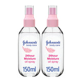 GETIT.QA- Qatar’s Best Online Shopping Website offers JOHNSON'S MOISTURE OIL SPRAY VALUE PACK 2 X 150 ML at the lowest price in Qatar. Free Shipping & COD Available!