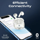 GETIT.QA- Qatar’s Best Online Shopping Website offers PROMATE TRANSPODS HD TRANSPARENT TWS EARBUDS WITH MIC, WHITE at the lowest price in Qatar. Free Shipping & COD Available!