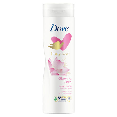 GETIT.QA- Qatar’s Best Online Shopping Website offers DOVE GLOWING CARE BODY LOTION WITH LOTUS FLOWER EXTRACT 250 ML at the lowest price in Qatar. Free Shipping & COD Available!