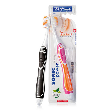 GETIT.QA- Qatar’s Best Online Shopping Website offers TRISA SONIC BATTERY POWER PRO INTERDENTAL ELECTRIC TOOTHBRUSH, SOFT at the lowest price in Qatar. Free Shipping & COD Available!