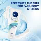 GETIT.QA- Qatar’s Best Online Shopping Website offers NIVEA MOISTURISING CREAM SOFT REFRESHING TUBE 75 ML at the lowest price in Qatar. Free Shipping & COD Available!