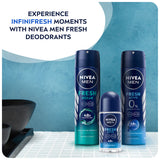 GETIT.QA- Qatar’s Best Online Shopping Website offers NIVEA MEN DEODORANT FOR MEN FRESH OCEAN SPRAY 150 ML at the lowest price in Qatar. Free Shipping & COD Available!