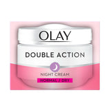 GETIT.QA- Qatar’s Best Online Shopping Website offers OLAY ESSENTIAL DOUBLE ACTION NIGHT CREAM 50 ML at the lowest price in Qatar. Free Shipping & COD Available!