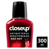 GETIT.QA- Qatar’s Best Online Shopping Website offers CLOSEUP ANTIBACTERIAL MOUTHWASH RED HOT 300 ML at the lowest price in Qatar. Free Shipping & COD Available!