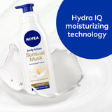 GETIT.QA- Qatar’s Best Online Shopping Website offers NIVEA BODY LOTION SENSUAL MUSK NORMAL TO DRY SKIN 400 ML at the lowest price in Qatar. Free Shipping & COD Available!