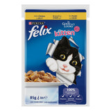 GETIT.QA- Qatar’s Best Online Shopping Website offers PURINA FELIX KITTEN WITH CHICKEN IN JELLY UP TO 1 YEAR 85 G at the lowest price in Qatar. Free Shipping & COD Available!