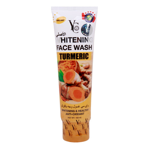 GETIT.QA- Qatar’s Best Online Shopping Website offers YC WHITENING TURMERIC FACE WASH WITH WHITENING AND HEALTHY ANTIOXIDANT-- 100 ML at the lowest price in Qatar. Free Shipping & COD Available!