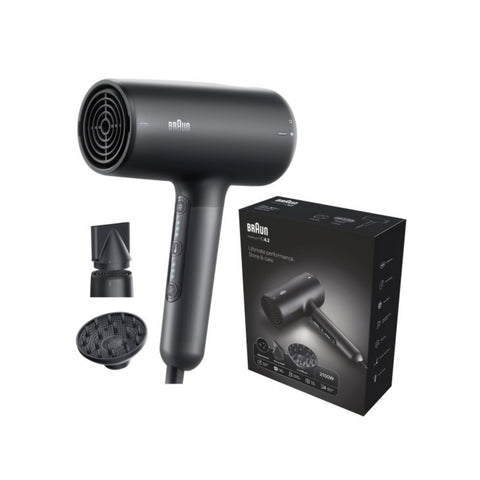 GETIT.QA- Qatar’s Best Online Shopping Website offers BRAUN HAIR DRYER, 2100W, ELECTRO BLACK, HD425SDE at the lowest price in Qatar. Free Shipping & COD Available!