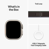 GETIT.QA- Qatar’s Best Online Shopping Website offers APPLE WATCH ULTRA 2 GPS + CELLULAR, TITANIUM CASE WITH BLUE/BLACK TRAIL LOOP, 49 MM, M/L, MRF63AE/A at the lowest price in Qatar. Free Shipping & COD Available!