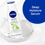 GETIT.QA- Qatar’s Best Online Shopping Website offers NIVEA ALOE & HYDRATION 48H MOISTURE BODY LOTION 2 X 250 ML at the lowest price in Qatar. Free Shipping & COD Available!