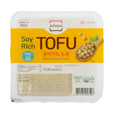 GETIT.QA- Qatar’s Best Online Shopping Website offers JONGGA SOY RICH FIRM TOFU 300 G at the lowest price in Qatar. Free Shipping & COD Available!