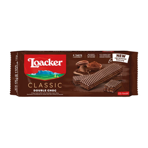 GETIT.QA- Qatar’s Best Online Shopping Website offers LOACKR DOUBLE CHOC WAFER 175G at the lowest price in Qatar. Free Shipping & COD Available!