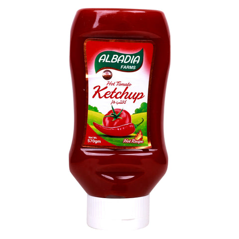 GETIT.QA- Qatar’s Best Online Shopping Website offers AL BADIA HOT KETCHUP 570GM at the lowest price in Qatar. Free Shipping & COD Available!