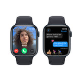 GETIT.QA- Qatar’s Best Online Shopping Website offers APPLE WATCH SERIES 9 GPS, MIDNIGHT ALUMINIUM CASE WITH MIDNIGHT SPORT BAND, 45 MM, S/M, MR993QA/A at the lowest price in Qatar. Free Shipping & COD Available!