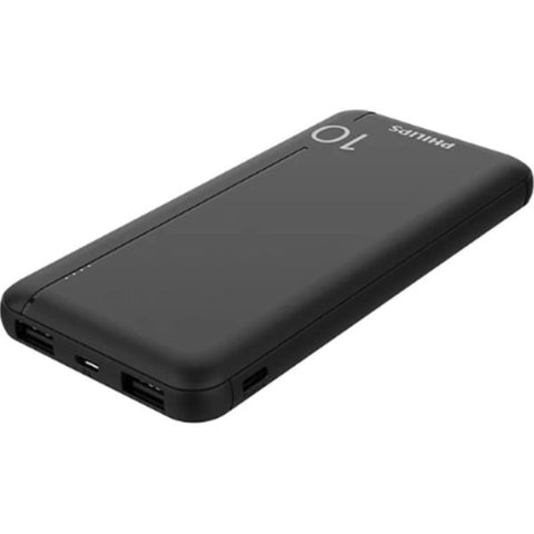 GETIT.QA- Qatar’s Best Online Shopping Website offers PHILIPS POWER BANK 10000MAH BLACK DLP1810NB/62 at the lowest price in Qatar. Free Shipping & COD Available!