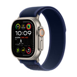 GETIT.QA- Qatar’s Best Online Shopping Website offers PRE-ORDER APPLE WATCH ULTRA 2 GPS + CELLULAR, 49 MM NATURAL TITANIUM CASE WITH BLUE TRAIL LOOP - M/L at the lowest price in Qatar. Free Shipping & COD Available!