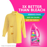 GETIT.QA- Qatar’s Best Online Shopping Website offers VANISH FABRIC STAIN REMOVER LIQUID COLOUR SAFE PINK 3 LITRES + 1 LITRE
 at the lowest price in Qatar. Free Shipping & COD Available!