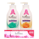 GETIT.QA- Qatar’s Best Online Shopping Website offers ENCHANTEUR SATIN SMOOTH PERFUMED LOTION ASSORTED VALUE PACK 2 X 400 ML at the lowest price in Qatar. Free Shipping & COD Available!