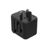 GETIT.QA- Qatar’s Best Online Shopping Website offers PORODO DUAL USB-A UNIVERSAL TRAVEL ADAPTER 2.4A, BLACK, PD-12WUTA-BK at the lowest price in Qatar. Free Shipping & COD Available!