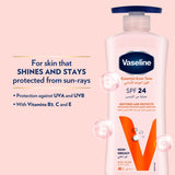 GETIT.QA- Qatar’s Best Online Shopping Website offers VASELINE ESSENTIAL EVEN TONE SPF 24 BODY LOTION 400 ML at the lowest price in Qatar. Free Shipping & COD Available!