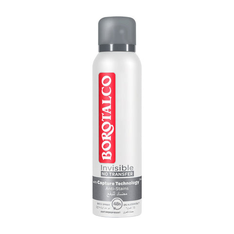 GETIT.QA- Qatar’s Best Online Shopping Website offers BOROTALCO DEO-- 48H ANTI-STAINS INVISIBLE-- 150 ML at the lowest price in Qatar. Free Shipping & COD Available!
