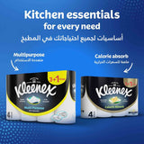 GETIT.QA- Qatar’s Best Online Shopping Website offers KLEENEX MULTI PURPOSE KITCHEN TISSUE PAPER TOWEL 2PLY 40 SHEETS 4 ROLLS at the lowest price in Qatar. Free Shipping & COD Available!