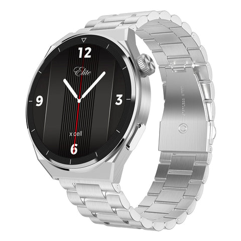 GETIT.QA- Qatar’s Best Online Shopping Website offers X.CELL SMART WATCH ELITE 4 SILVER STAINLESS STEEL at the lowest price in Qatar. Free Shipping & COD Available!