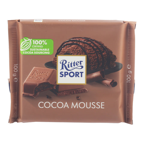 GETIT.QA- Qatar’s Best Online Shopping Website offers RITTER SPORT COCOA MOUSSE CHOCOLATE 100 G at the lowest price in Qatar. Free Shipping & COD Available!