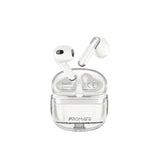 GETIT.QA- Qatar’s Best Online Shopping Website offers PROMATE TRANSPODS HD TRANSPARENT TWS EARBUDS WITH MIC, WHITE at the lowest price in Qatar. Free Shipping & COD Available!