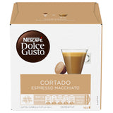 GETIT.QA- Qatar’s Best Online Shopping Website offers NESCAFE DOLCE GUSTO CORTADO (ESPRESSO MACCHIATO) COFFEE CAPSULES 16 PCS at the lowest price in Qatar. Free Shipping & COD Available!