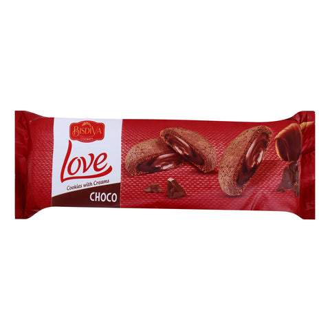 GETIT.QA- Qatar’s Best Online Shopping Website offers BISDIVA LOVE COOKIES WITH COCOA CREAM 150 G at the lowest price in Qatar. Free Shipping & COD Available!