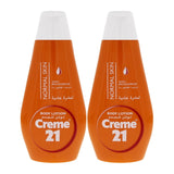 GETIT.QA- Qatar’s Best Online Shopping Website offers CREME 21 BODY LOTION NORMAL SKIN VALUE PACK 2 X 400 ML at the lowest price in Qatar. Free Shipping & COD Available!